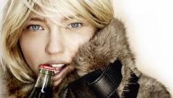 Blonde Girl Coca Cola