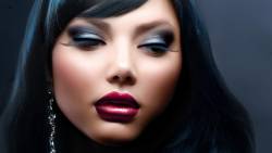 Fashion Model Brunette Look