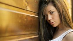 Girl Hair Eyes Lips Portrait
