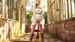 Girl Music Guitar