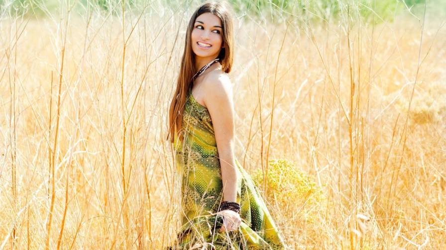Girl Smile Dress Nature