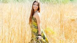 Girl Smile Dress Nature