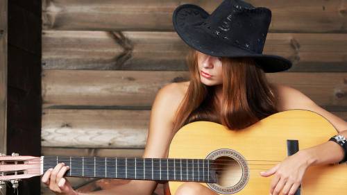 Girl With Guitar