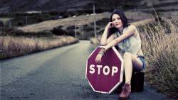 Hitchhiking Girl
