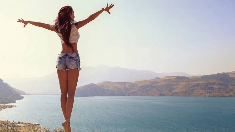 Landscape Beauty Ballet Back Overlooking The Distant Beautiful Photos Desktop