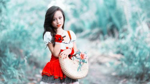 Pretty Oriental Woman