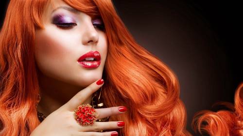 Red Beauty Girl 2560x1600