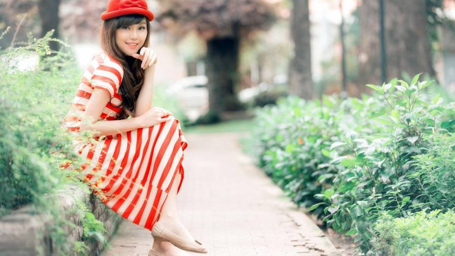 Smile Asian Girl