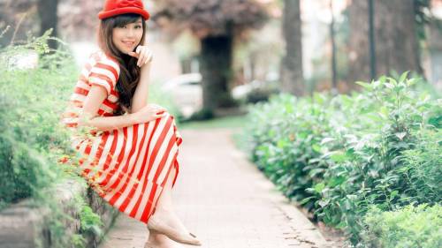 Smile Asian Girl