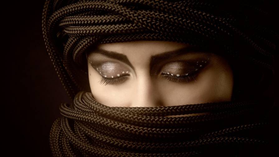 Women Covered Ropes 1920x1200