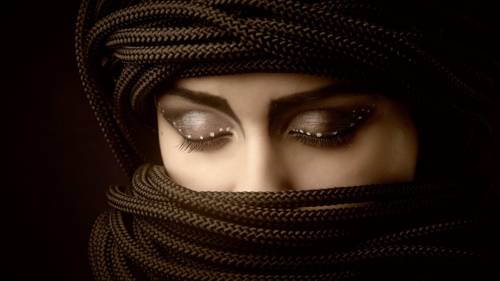 Women Covered Ropes 1920x1200